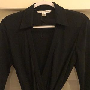 Diane Von Furstenberg Black wrap dress